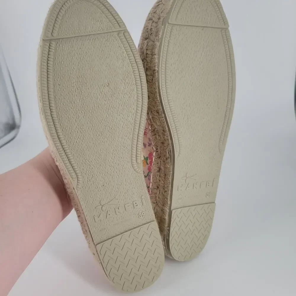 Loveshackfancy X Manebi Fruity Punch Slipper Platform Espadrilles 9